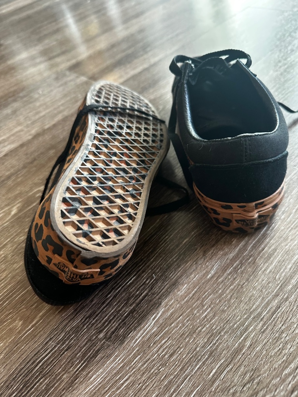 Platform Leopard Print Vans - Picture 4 of 6